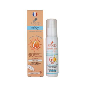 کرم ضد آفتاب SPF 60 مرطوب کننده SPND (بی رنگ)